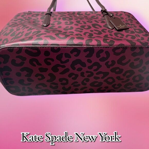 Kate Spade New York Leopard Print Tote Bag – Preowned Excellent Condition - Picture 7 of 11